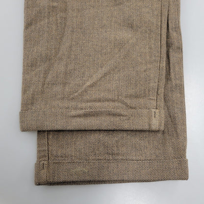 【中古品】【メンズ】 POLO RALPH LAUREN ポロ・ラルフローレン ドミニカ製 2TUCK HERRINGBONE SLACKS 2タック ヘリボーン スラックス ボトムス 157-260908-yn-05-izu サイズ：34×32 カラー：ブラウン 万代Net店