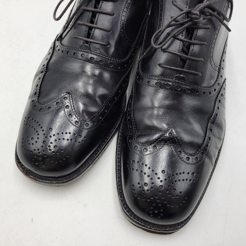 【現状渡し品】【メンズ】 Salvatore Ferragamo サルヴァトーレフェラガモ DRESS SHOES C26U ドレスシューズ 靴 183-260909-as-11-izu サイズ：9 3E カラー：ブラック 万代Net店