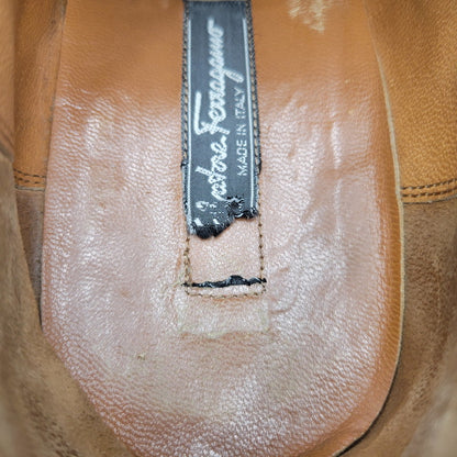 【現状渡し品】【メンズ】 Salvatore Ferragamo サルヴァトーレフェラガモ DRESS SHOES C26U ドレスシューズ 靴 183-260909-as-11-izu サイズ：9 3E カラー：ブラック 万代Net店