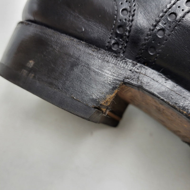 【現状渡し品】【メンズ】 Salvatore Ferragamo サルヴァトーレフェラガモ DRESS SHOES C26U ドレスシューズ 靴 183-260909-as-11-izu サイズ：9 3E カラー：ブラック 万代Net店