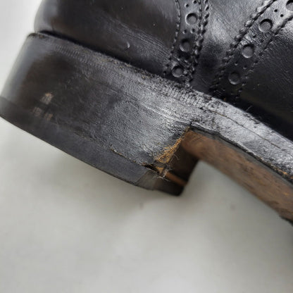 【現状渡し品】【メンズ】 Salvatore Ferragamo サルヴァトーレフェラガモ DRESS SHOES C26U ドレスシューズ 靴 183-260909-as-11-izu サイズ：9 3E カラー：ブラック 万代Net店