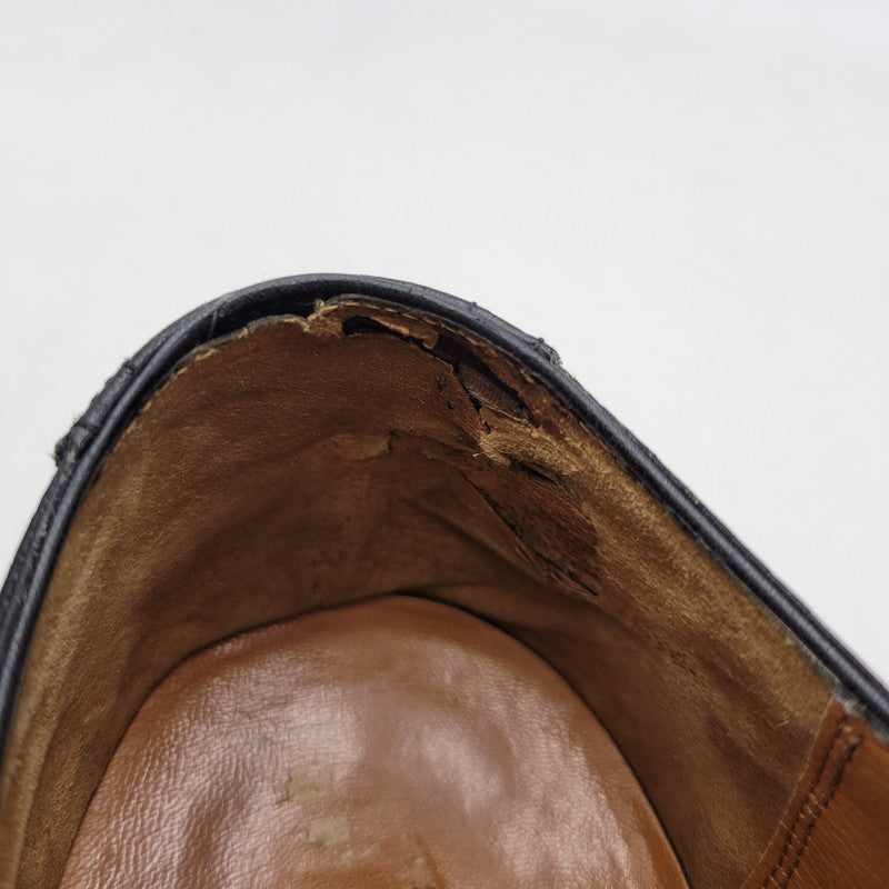 【現状渡し品】【メンズ】 Salvatore Ferragamo サルヴァトーレフェラガモ DRESS SHOES C26U ドレスシューズ 靴 183-260909-as-11-izu サイズ：9 3E カラー：ブラック 万代Net店