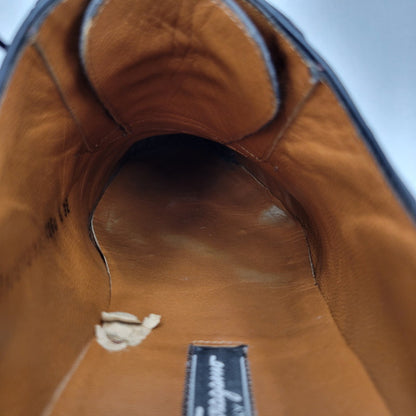 【現状渡し品】【メンズ】 Salvatore Ferragamo サルヴァトーレフェラガモ DRESS SHOES C26U ドレスシューズ 靴 183-260909-as-11-izu サイズ：9 3E カラー：ブラック 万代Net店