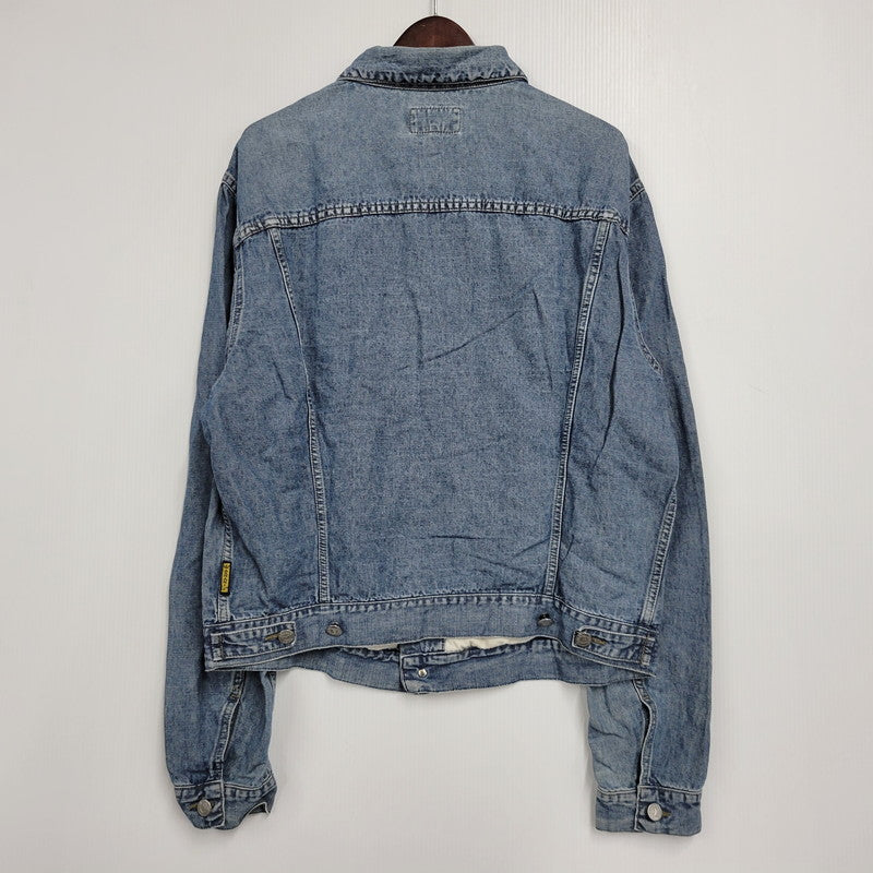 【中古品】【メンズ】 ARMANI JEANS アルマーニ・ジーンズ 90S DENIM SHIRT JACKET デニム シャツ ジャケット トップス 長袖 146-260918-ya-27-izu サイズ：USA36 カラー：インディゴ 万代Net店