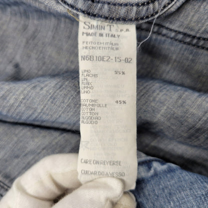 【中古品】【メンズ】 ARMANI JEANS アルマーニ・ジーンズ 90S DENIM SHIRT JACKET デニム シャツ ジャケット トップス 長袖 146-260918-ya-27-izu サイズ：USA36 カラー：インディゴ 万代Net店