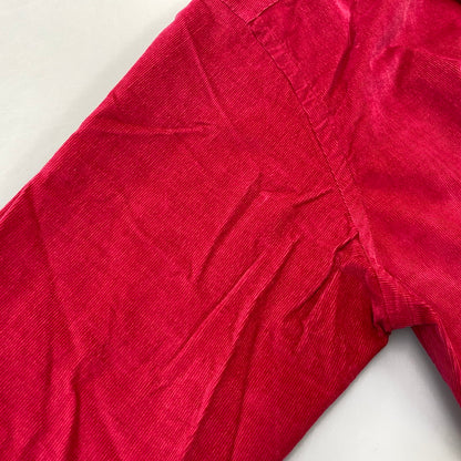 【中古品】【メンズ】 OLD HERMES オールド エルメス CORDUROY LS SHIRT コーデュロイ ロングスリーブ シャツ トップス 長袖 141-260907-cs-09-izu サイズ：41/16 カラー：レッド系 万代Net店