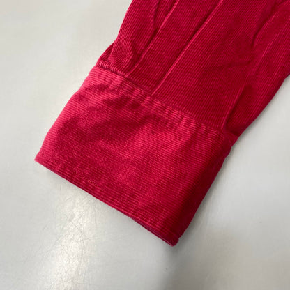 【中古品】【メンズ】 OLD HERMES オールド エルメス CORDUROY LS SHIRT コーデュロイ ロングスリーブ シャツ トップス 長袖 141-260907-cs-09-izu サイズ：41/16 カラー：レッド系 万代Net店