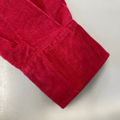 【中古品】【メンズ】 OLD HERMES オールド エルメス CORDUROY LS SHIRT コーデュロイ ロングスリーブ シャツ トップス 長袖 141-260907-cs-09-izu サイズ：41/16 カラー：レッド系 万代Net店