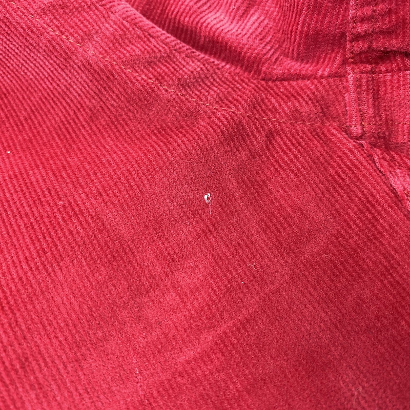 【中古品】【メンズ】 OLD HERMES オールド エルメス CORDUROY LS SHIRT コーデュロイ ロングスリーブ シャツ トップス 長袖 141-260907-cs-09-izu サイズ：41/16 カラー：レッド系 万代Net店