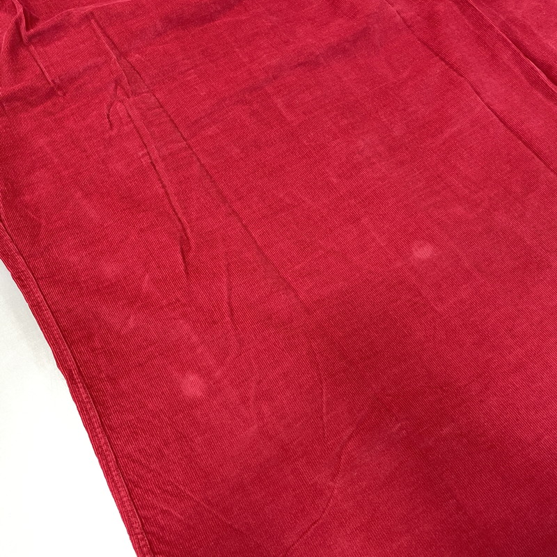 【中古品】【メンズ】 OLD HERMES オールド エルメス CORDUROY LS SHIRT コーデュロイ ロングスリーブ シャツ トップス 長袖 141-260907-cs-09-izu サイズ：41/16 カラー：レッド系 万代Net店