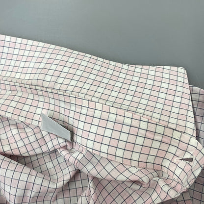 【中古品】【メンズ】 OLD HERMES オールド エルメス 90S CHECK DRESS LS SHIRT チェック ドレス ロングスリーブ シャツ トップス 長袖 141-260907-cs-07-izu サイズ：40-15 3/4 カラー：ピンク系 万代Net店