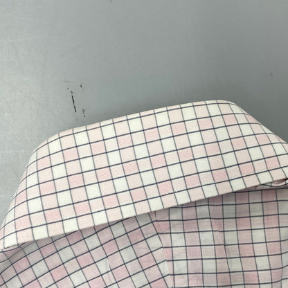 【中古品】【メンズ】 OLD HERMES オールド エルメス 90S CHECK DRESS LS SHIRT チェック ドレス ロングスリーブ シャツ トップス 長袖 141-260907-cs-07-izu サイズ：40-15 3/4 カラー：ピンク系 万代Net店