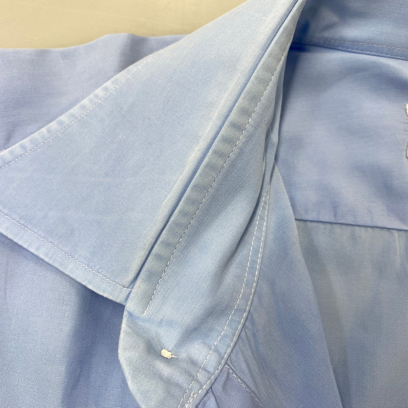【中古品】【メンズ】 OLD HERMES オールド エルメス 90S DRESS LS SHIRT ドレス ロングスリーブ シャツ トップス 長袖 141-260907-cs-08-izu サイズ：40-15 3/4 カラー：ブルー系 万代Net店