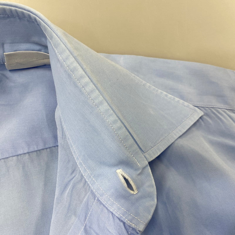 【中古品】【メンズ】 OLD HERMES オールド エルメス 90S DRESS LS SHIRT ドレス ロングスリーブ シャツ トップス 長袖 141-260907-cs-08-izu サイズ：40-15 3/4 カラー：ブルー系 万代Net店