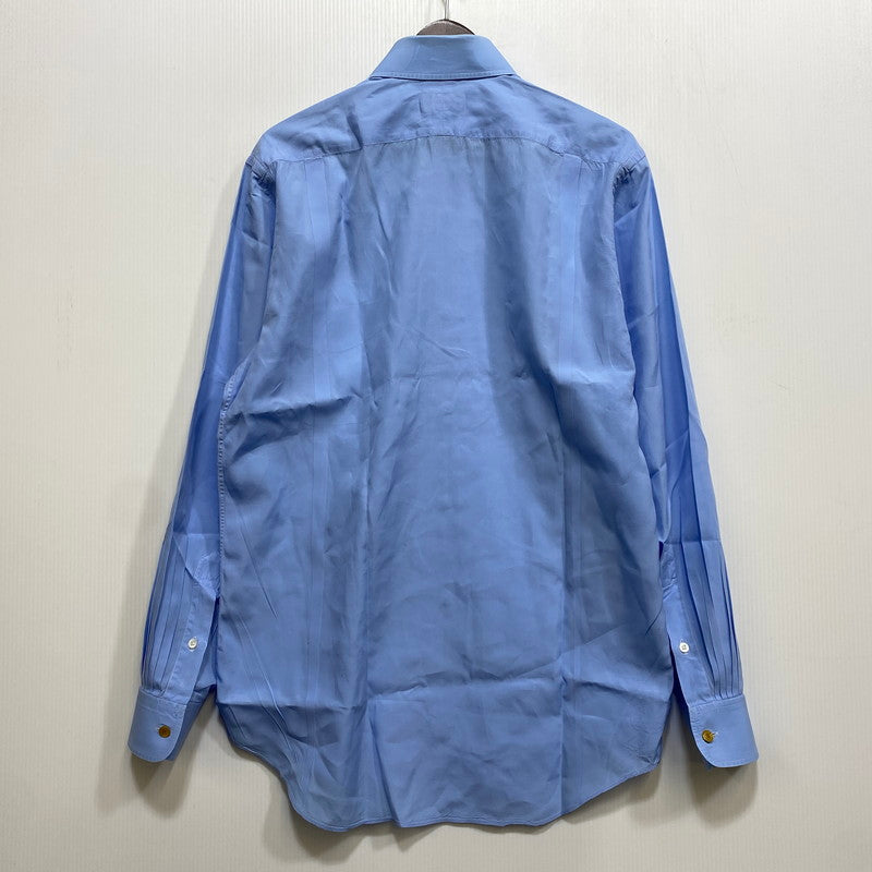 【中古品】【メンズ】 OLD HERMES オールド エルメス 90S DRESS LS SHIRT ドレス ロングスリーブ シャツ トップス 長袖 141-260907-cs-08-izu サイズ：40-15 3/4 カラー：ブルー系 万代Net店