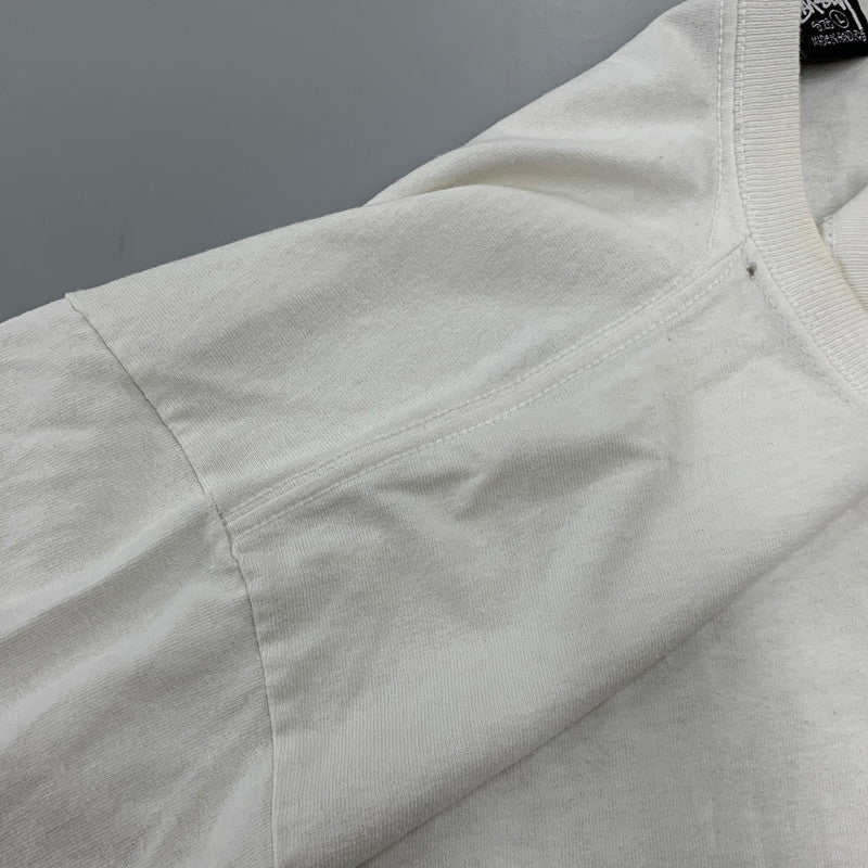 【中古品】【メンズ】 STUSSY ステューシー STOCK HONOLULU TEE ストック ホノルル Tシャツ トップス 半袖 142-260918-ya-07-izu サイズ：L カラー：ホワイト 万代Net店
