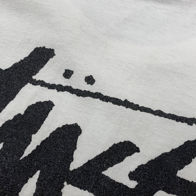 【中古品】【メンズ】 STUSSY ステューシー STOCK HONOLULU TEE ストック ホノルル Tシャツ トップス 半袖 142-260918-ya-07-izu サイズ：L カラー：ホワイト 万代Net店
