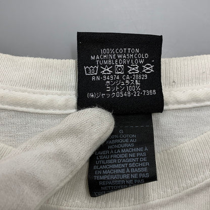 【中古品】【メンズ】 STUSSY ステューシー STOCK HONOLULU TEE ストック ホノルル Tシャツ トップス 半袖 142-260918-ya-07-izu サイズ：L カラー：ホワイト 万代Net店