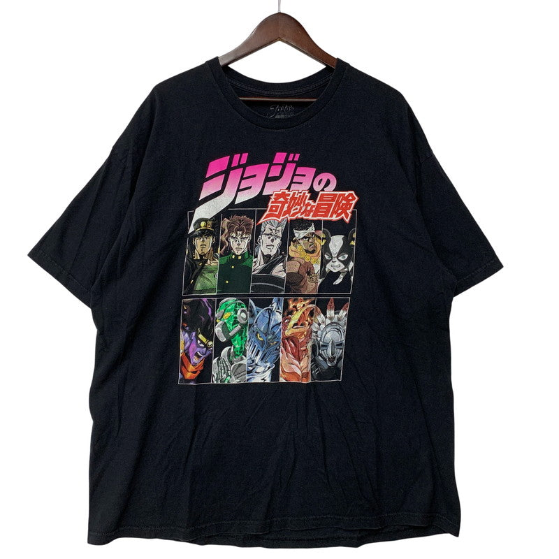 【中古品】【メンズ】 JOJO'S BIZARRE ADVENTURE ジョジョの奇妙な冒険 スターダストクルセイダーズ TEE Tシャツ トップス 半袖 146-260918-ya-08-izu サイズ：XL カラー：ブラック 万代Net店