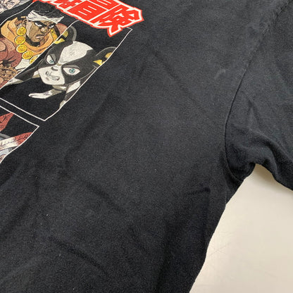 【中古品】【メンズ】 JOJO'S BIZARRE ADVENTURE ジョジョの奇妙な冒険 スターダストクルセイダーズ TEE Tシャツ トップス 半袖 146-260918-ya-08-izu サイズ：XL カラー：ブラック 万代Net店