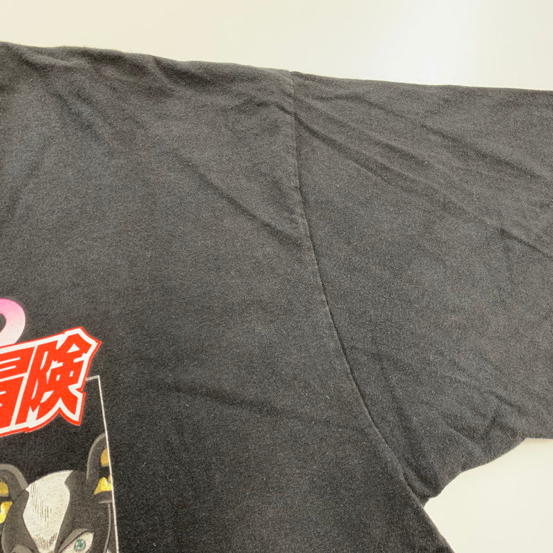 【中古品】【メンズ】 JOJO'S BIZARRE ADVENTURE ジョジョの奇妙な冒険 スターダストクルセイダーズ TEE Tシャツ トップス 半袖 146-260918-ya-08-izu サイズ：XL カラー：ブラック 万代Net店