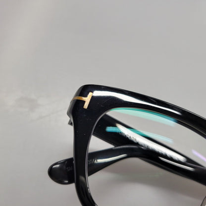 【中古品】【メンズ/レディース】 TOM FORD トムフォード EYE WEAR TF5178-F アイウェア メガネ サングラス 203-260909-as-05-izu サイズ：51□21-145 カラー：クリア×ブラック 万代Net店