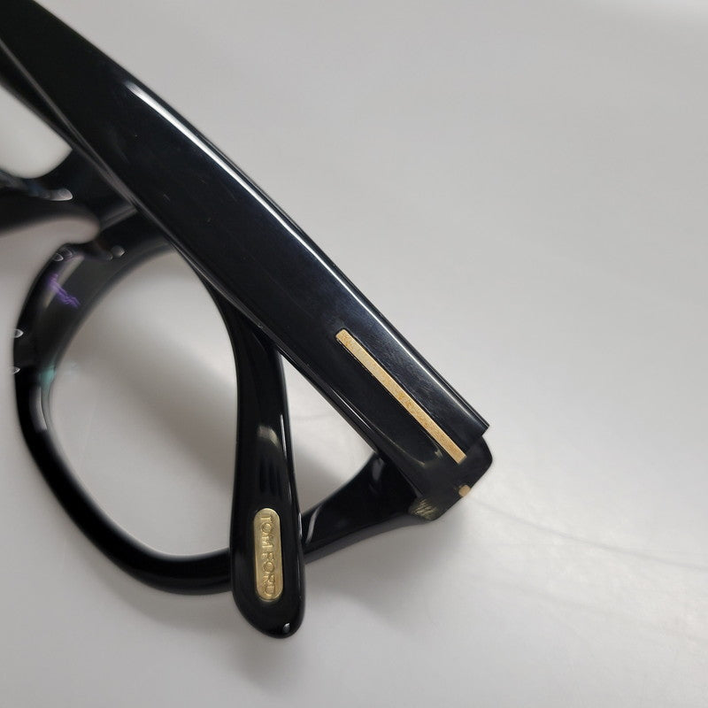 【中古品】【メンズ/レディース】 TOM FORD トムフォード EYE WEAR TF5178-F アイウェア メガネ サングラス 203-260909-as-05-izu サイズ：51□21-145 カラー：クリア×ブラック 万代Net店
