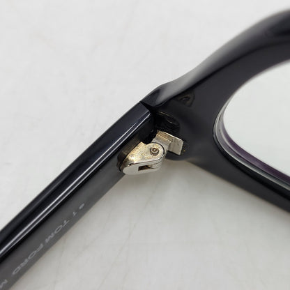 【中古品】【メンズ/レディース】 TOM FORD トムフォード EYE WEAR TF5178-F アイウェア メガネ サングラス 203-260909-as-05-izu サイズ：51□21-145 カラー：クリア×ブラック 万代Net店