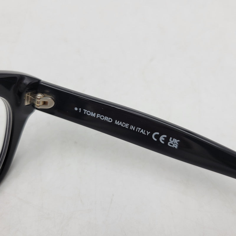 【中古品】【メンズ/レディース】 TOM FORD トムフォード EYE WEAR TF5178-F アイウェア メガネ サングラス 203-260909-as-05-izu サイズ：51□21-145 カラー：クリア×ブラック 万代Net店