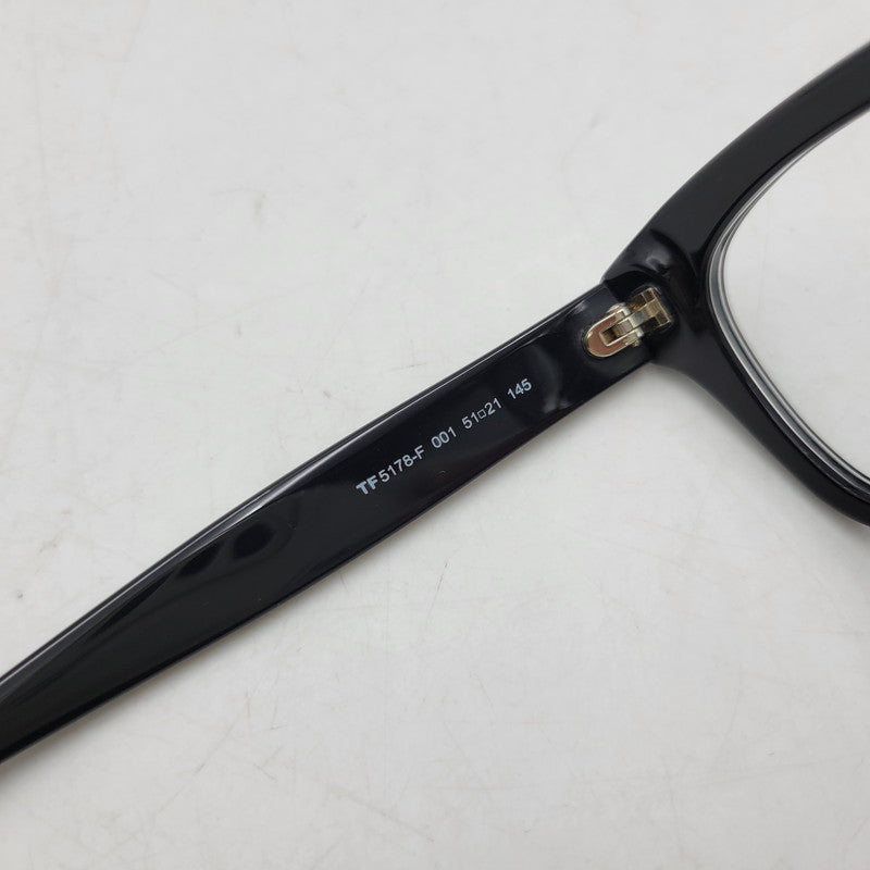 【中古品】【メンズ/レディース】 TOM FORD トムフォード EYE WEAR TF5178-F アイウェア メガネ サングラス 203-260909-as-05-izu サイズ：51□21-145 カラー：クリア×ブラック 万代Net店
