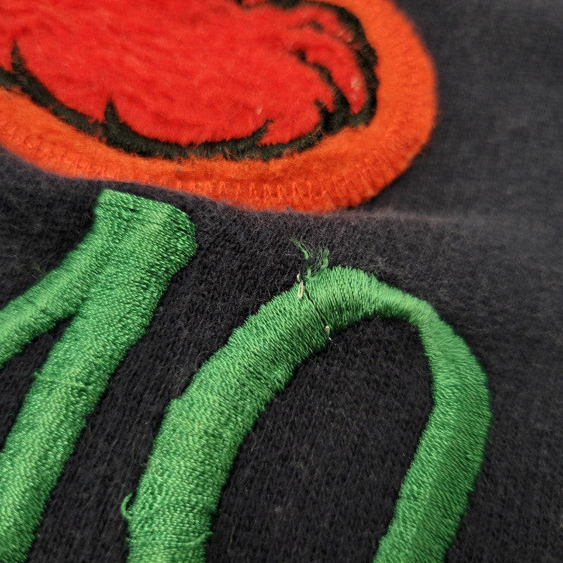 【中古品】 SESAME STREET セサミ ストリート ELMO CREWNECK SWEATSHIRT エルモ クルーネック スウェットシャツ トップス 長袖 146-260918-ya-28-izu サイズ：XL カラー：ネイビー 万代Net店