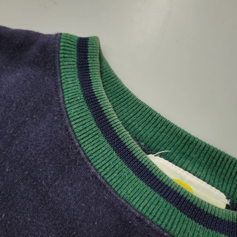 【中古品】 SESAME STREET セサミ ストリート ELMO CREWNECK SWEATSHIRT エルモ クルーネック スウェットシャツ トップス 長袖 146-260918-ya-28-izu サイズ：XL カラー：ネイビー 万代Net店
