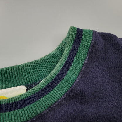 【中古品】 SESAME STREET セサミ ストリート ELMO CREWNECK SWEATSHIRT エルモ クルーネック スウェットシャツ トップス 長袖 146-260918-ya-28-izu サイズ：XL カラー：ネイビー 万代Net店