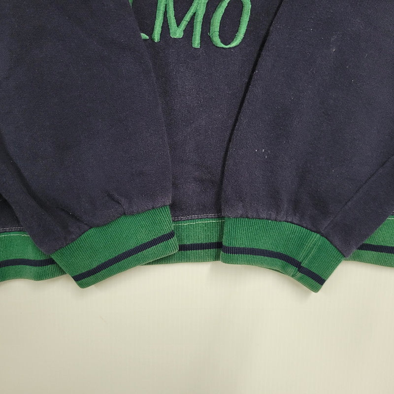 【中古品】 SESAME STREET セサミ ストリート ELMO CREWNECK SWEATSHIRT エルモ クルーネック スウェットシャツ トップス 長袖 146-260918-ya-28-izu サイズ：XL カラー：ネイビー 万代Net店