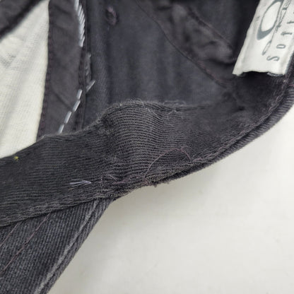 【中古品】【メンズ/レディース】 OLD OAKLEY オールド オークリー GENUINE SOFTWARE LOGO CAP ロゴキャップ 帽子 USA製 185-260909-as-09-izu サイズ：F カラー：ブラック 万代Net店