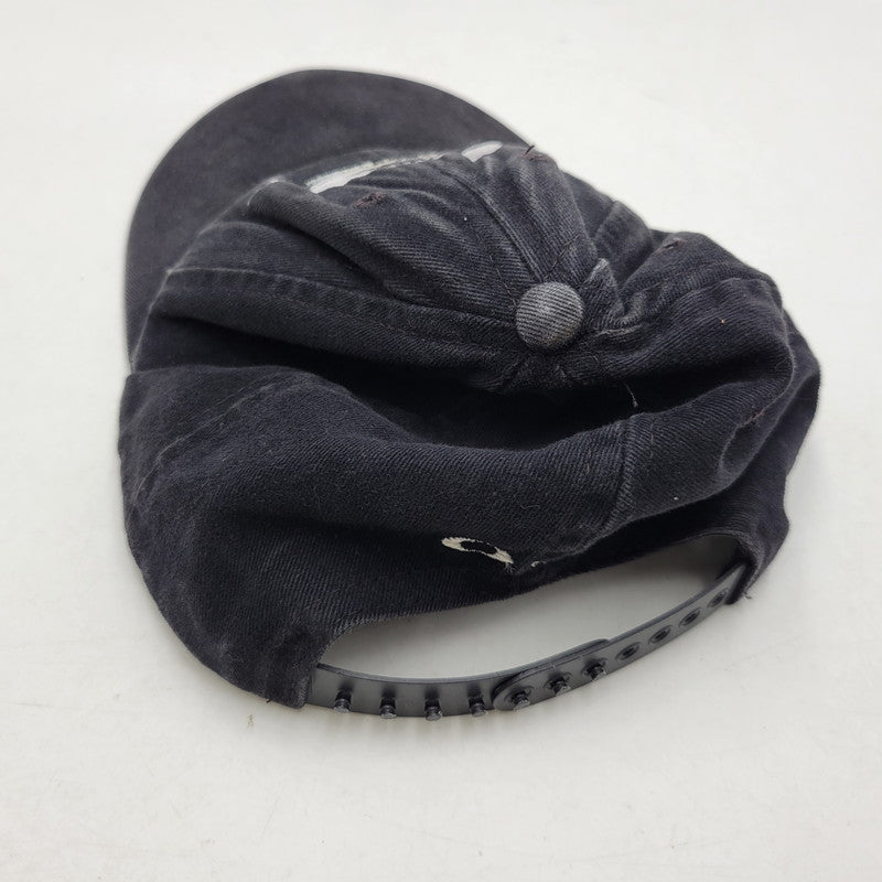 【中古品】【メンズ/レディース】 OLD OAKLEY オールド オークリー GENUINE SOFTWARE LOGO CAP ロゴキャップ 帽子 USA製 185-260909-as-09-izu サイズ：F カラー：ブラック 万代Net店