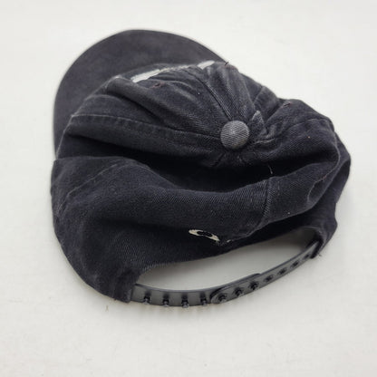 【中古品】【メンズ/レディース】 OLD OAKLEY オールド オークリー GENUINE SOFTWARE LOGO CAP ロゴキャップ 帽子 USA製 185-260909-as-09-izu サイズ：F カラー：ブラック 万代Net店