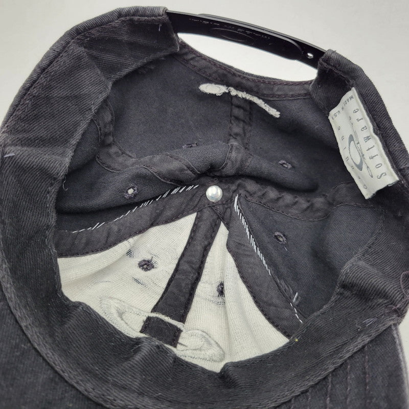 【中古品】【メンズ/レディース】 OLD OAKLEY オールド オークリー GENUINE SOFTWARE LOGO CAP ロゴキャップ 帽子 USA製 185-260909-as-09-izu サイズ：F カラー：ブラック 万代Net店