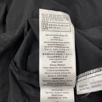 【中古品】【メンズ】 MAMMUT マムート 1012-00391 HIKING WB HOODED JACKET ハイキング ウィンドブレーカー フーデッド ジャケット アウター 144-260919-ya-12-izu サイズ：M カラー：ブラック 万代Net店