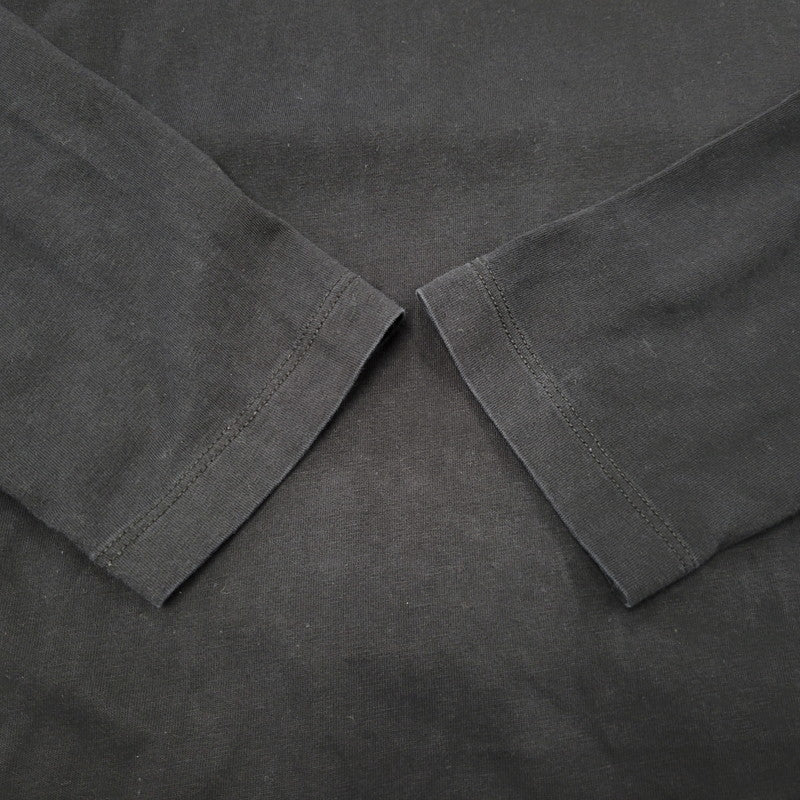 【中古品】【メンズ】 JIL SANDER ジルサンダー LOGO L/S TEE J47GC002J45048 ロゴ 長袖 Tシャツ 141-260909-as-13-izu サイズ：M カラー：ブラック 万代Net店