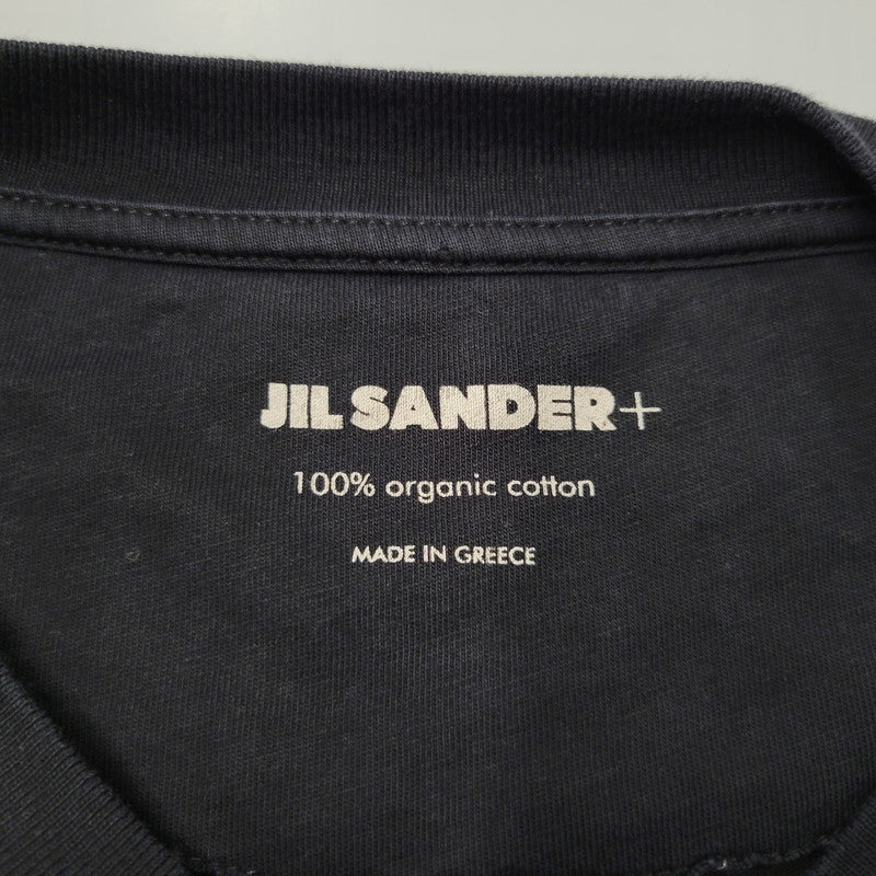 【中古品】【メンズ】 JIL SANDER ジルサンダー LOGO L/S TEE J47GC002J45048 ロゴ 長袖 Tシャツ 141-260909-as-13-izu サイズ：M カラー：ブラック 万代Net店
