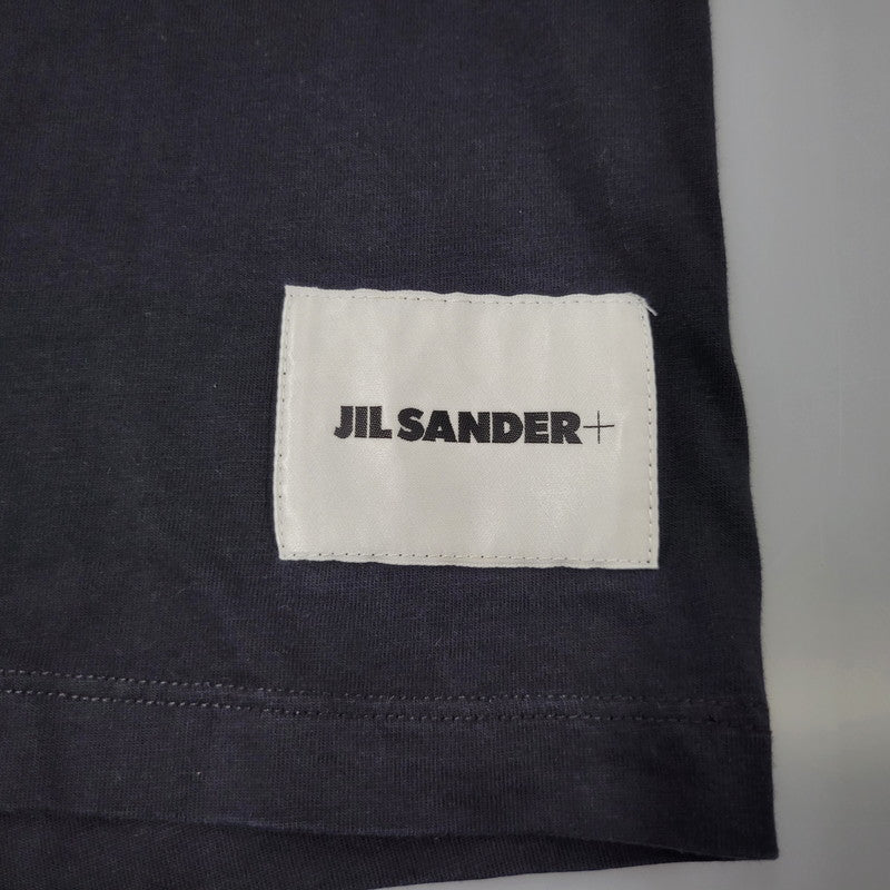 【中古品】【メンズ】 JIL SANDER ジルサンダー LOGO L/S TEE J47GC002J45048 ロゴ 長袖 Tシャツ 141-260909-as-13-izu サイズ：M カラー：ブラック 万代Net店