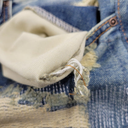 【中古品】【メンズ】 WANNA ワナ L.F.S.E 55 DISTRESSED JEANS ディストレスド ジーンズ ボトムス 153-260908-yn-03-izu サイズ：2 カラー：インディゴ 万代Net店