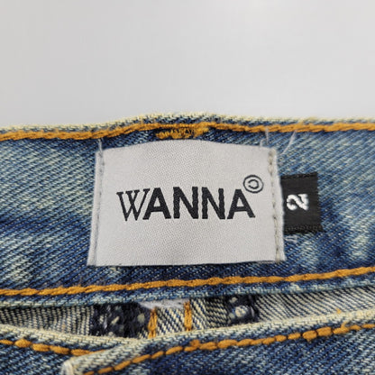 【中古品】【メンズ】 WANNA ワナ L.F.S.E 55 DISTRESSED JEANS ディストレスド ジーンズ ボトムス 153-260908-yn-03-izu サイズ：2 カラー：インディゴ 万代Net店