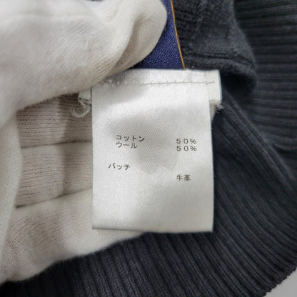 【中古品】【メンズ】 LOUIS VUITTON ルイ・ヴィトン DAMIER CREW NECK SWEATER HBN45WF99 ダミエ クルーネックセーター 長袖 141-260909-as-14-izu サイズ：XS カラー：ブラック 万代Net店