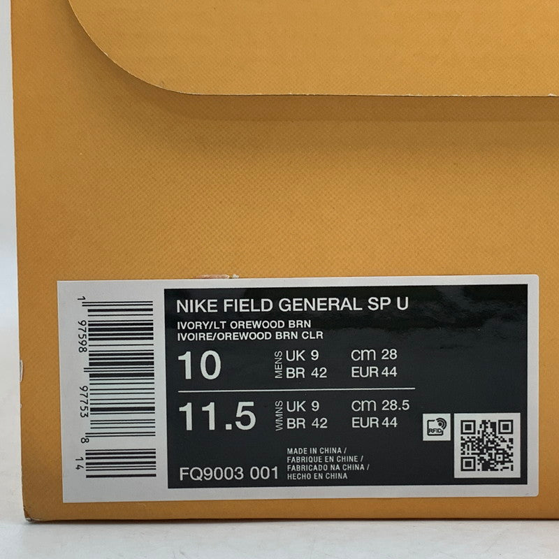 【中古品】【メンズ】 NIKE ナイキ×UNION ユニオン FQ9003-001 FIELD GENERAL フィールド ジェネラル SP スニーカー シューズ 靴 160-260919-ya-01-izu サイズ：28cm カラー：IVORY AND LIGHT OREWOOD BROWN 万代Net店