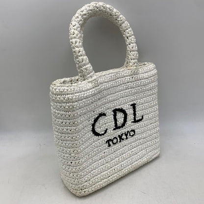 【中古品】【レディース】 CDL TOKYO シーディーエルトーキョー HAND STITCHED MINI BASKET ハンド ステッチド ミニ バスケット 鞄 カバン 188-260919-ya-05-izu カラー：ホワイト 万代Net店
