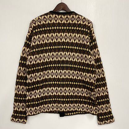 【中古品】【メンズ】 NORVYK BY REN-DALE ノルヴィーク バイ レンデール 60-70S TYROLEAN KNIT CARDIGAN チロリアン ニット カーディガン トップス 長袖 146-260919-ya-11-izu サイズ：下記参照 カラー：ブラウン系 万代Net店