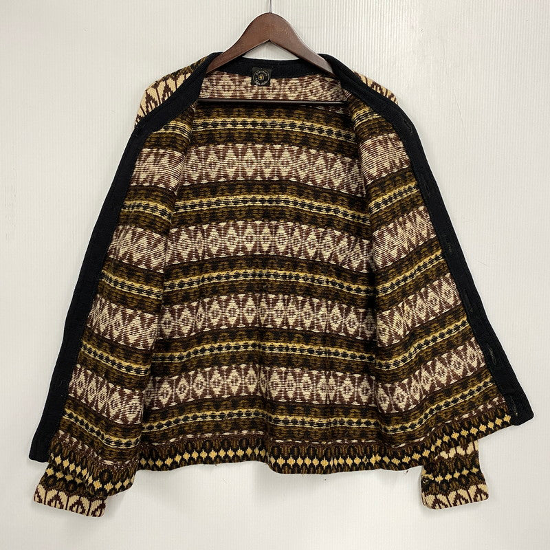 【中古品】【メンズ】 NORVYK BY REN-DALE ノルヴィーク バイ レンデール 60-70S TYROLEAN KNIT CARDIGAN チロリアン ニット カーディガン トップス 長袖 146-260919-ya-11-izu サイズ：下記参照 カラー：ブラウン系 万代Net店