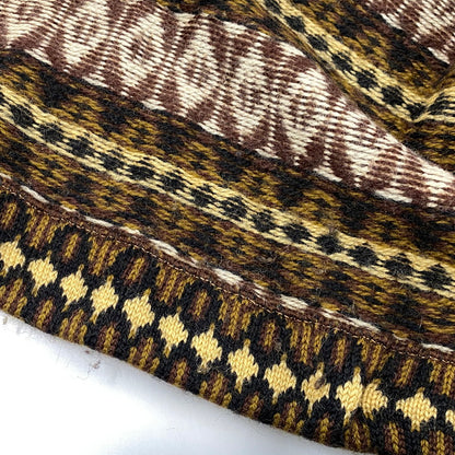 【中古品】【メンズ】 NORVYK BY REN-DALE ノルヴィーク バイ レンデール 60-70S TYROLEAN KNIT CARDIGAN チロリアン ニット カーディガン トップス 長袖 146-260919-ya-11-izu サイズ：下記参照 カラー：ブラウン系 万代Net店